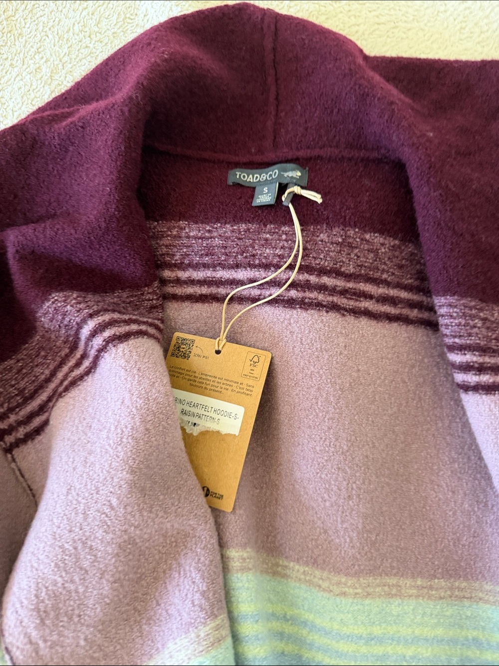 Toad&Co Merino Heartfelt Hoodie - Picture 2 of 6